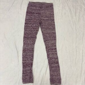 Tea Purple Raspberry Space
Dye Sweater Knit Leggings Size 7‎ VGUC